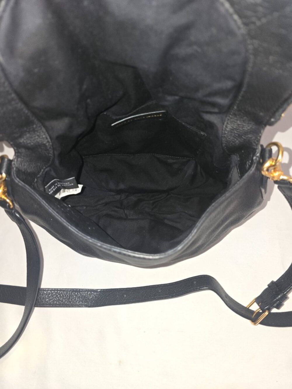 Marc by Marc Jacobs Classic Q Natasha Black Leather Crossbody Bag M0009408 - Picture 10 of 15